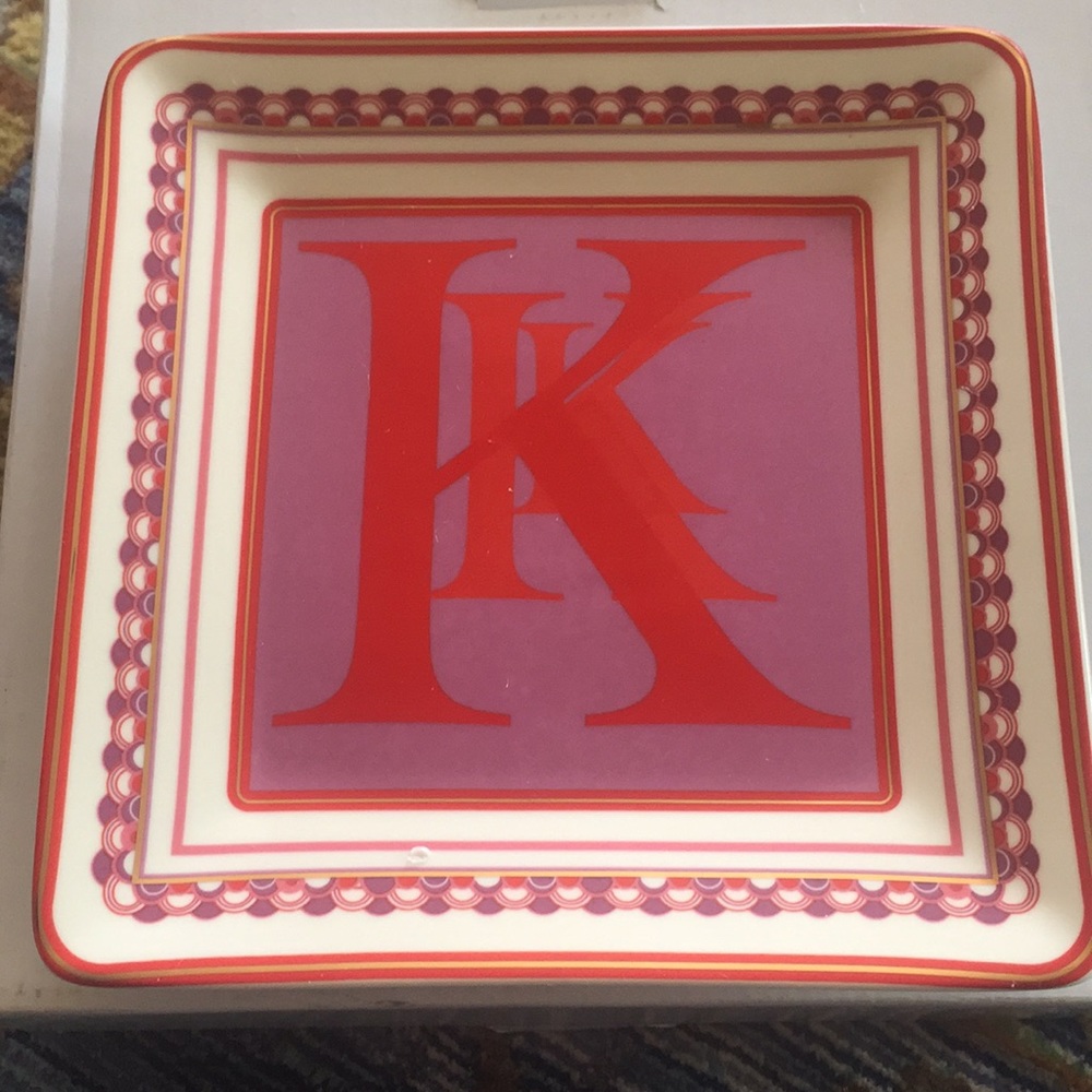 Anthropologie Initial Plate